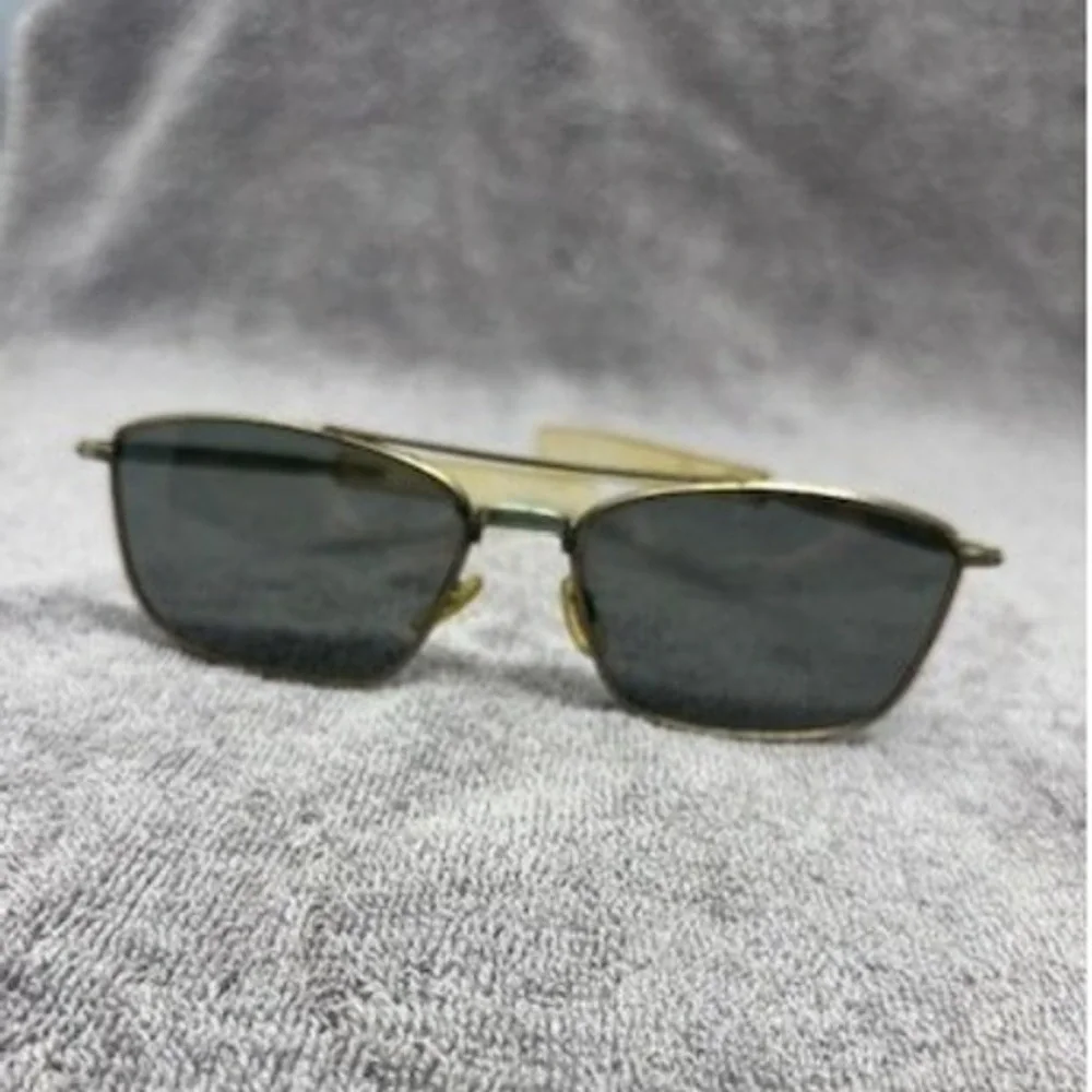 Vtg Cool-Ray Polaroid Sunglasses Unisex Gold Tone 76 Polarized‎ Fair Patina